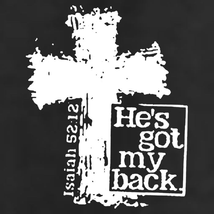 He Is Got My Back Inspirational Christian Cool Comfort Performance Bucket Hat
