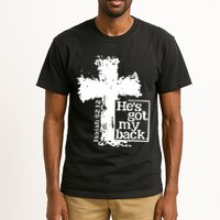 He Is Got My Back Inspirational Christian Tall T-Shirt