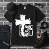 He Is Got My Back Inspirational Christian Tall T-Shirt