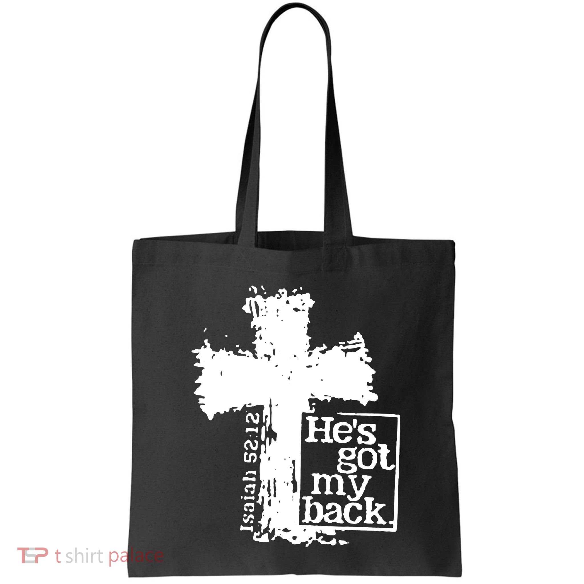 He Is Got My Back Inspirational Christian Bag