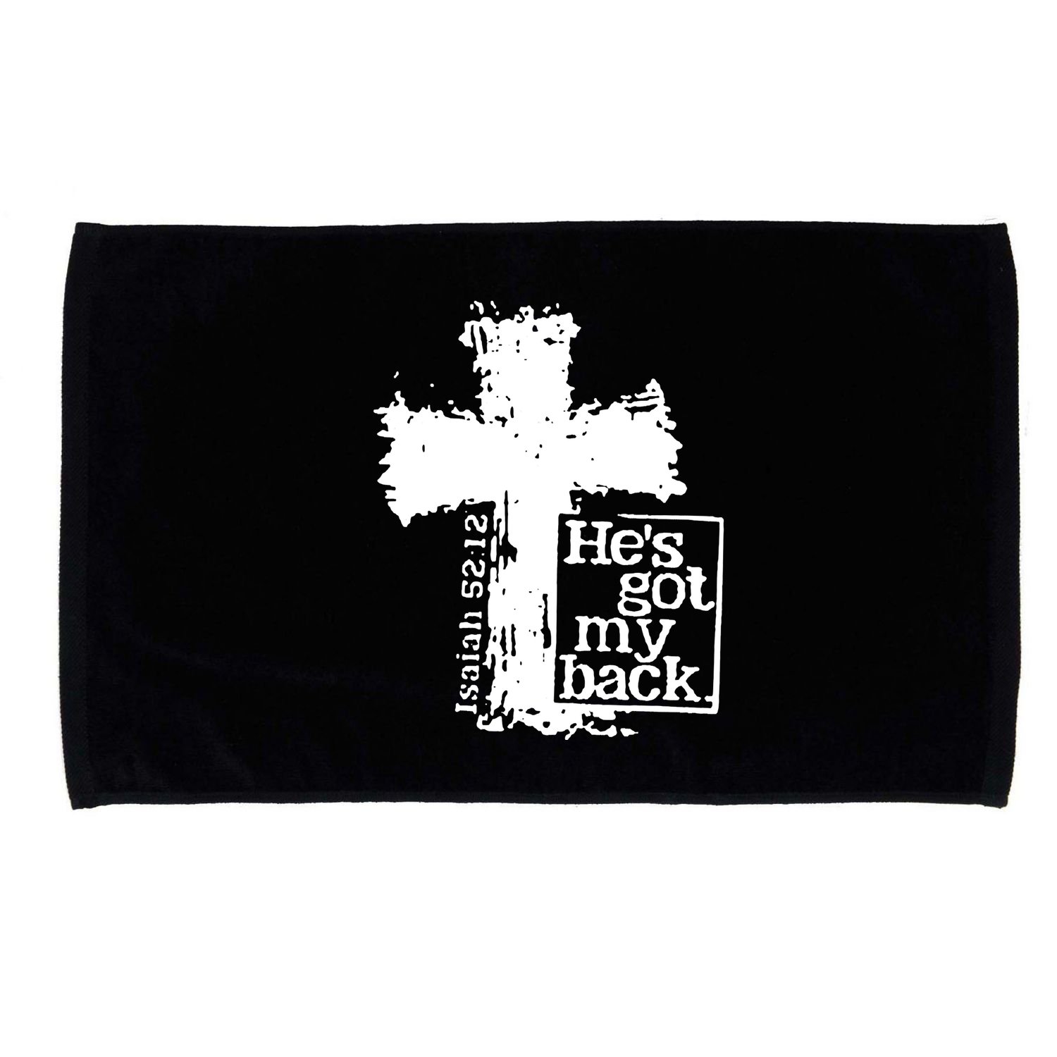 He Is Got My Back Inspirational Christian Microfiber Hand Towel