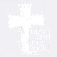 He Is Got My Back Inspirational Christian Garment-Dyed Sweatshirt