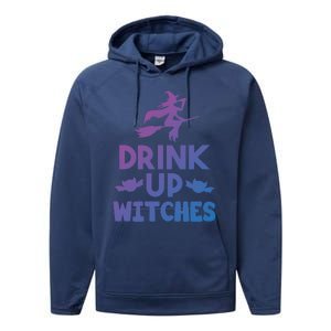 Halloween Ing Gift Up Witches Meaningful Gift Performance Fleece Hoodie