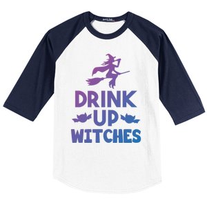 Halloween Ing Gift Up Witches Meaningful Gift Baseball Sleeve Shirt