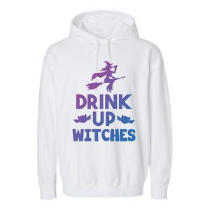 Halloween Ing Gift Up Witches Meaningful Gift Garment-Dyed Fleece Hoodie