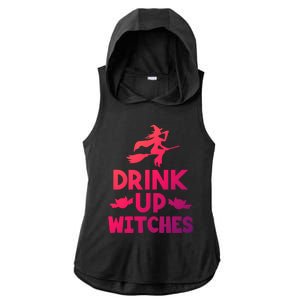 Halloween Ing Gift Up Witches Meaningful Gift Ladies PosiCharge Tri-Blend Wicking Draft Hoodie Tank