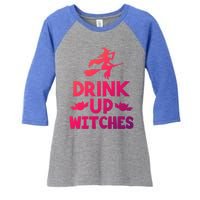 Halloween Ing Gift Up Witches Meaningful Gift Women's Tri-Blend 3/4-Sleeve Raglan Shirt