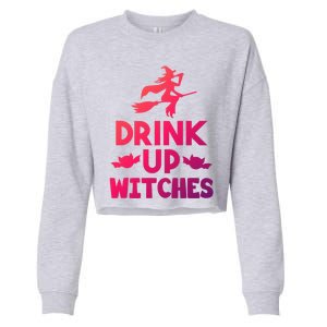 Halloween Ing Gift Up Witches Meaningful Gift Cropped Pullover Crew