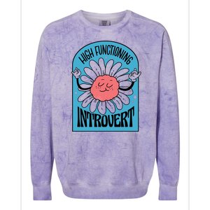 High Functioning Introvert Colorblast Crewneck Sweatshirt