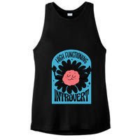 High Functioning Introvert Ladies PosiCharge Tri-Blend Wicking Tank