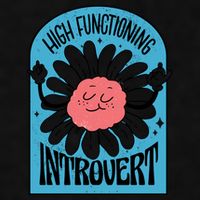 High Functioning Introvert Ladies PosiCharge Tri-Blend Wicking Tank
