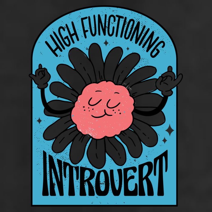 High Functioning Introvert 7 Panel Mesh Trucker Snapback Hat