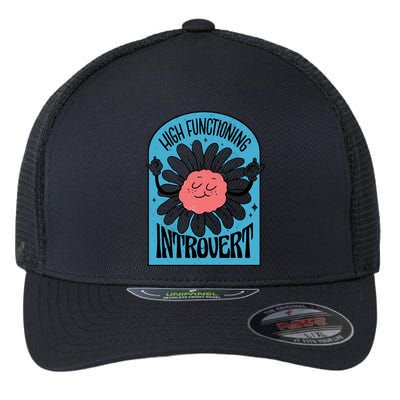 High Functioning Introvert Flexfit Unipanel Trucker Cap