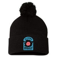 High Functioning Introvert Pom Pom 12in Knit Beanie
