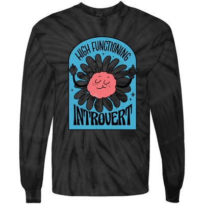 High Functioning Introvert Tie-Dye Long Sleeve Shirt