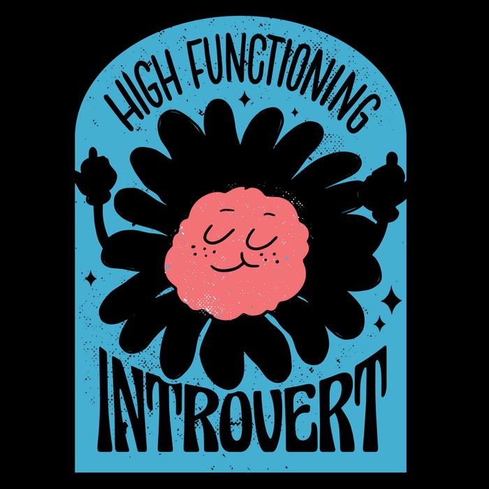 High Functioning Introvert Tie-Dye T-Shirt