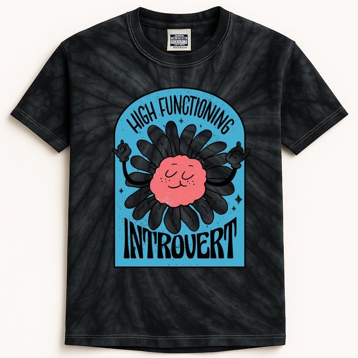 High Functioning Introvert Kids Tie-Dye T-Shirt