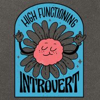 High Functioning Introvert Cotton Canvas Backpack