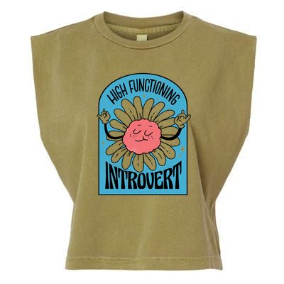 High Functioning Introvert Garment-Dyed Women's Muscle Tee
