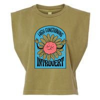 High Functioning Introvert Garment-Dyed Women's Muscle Tee