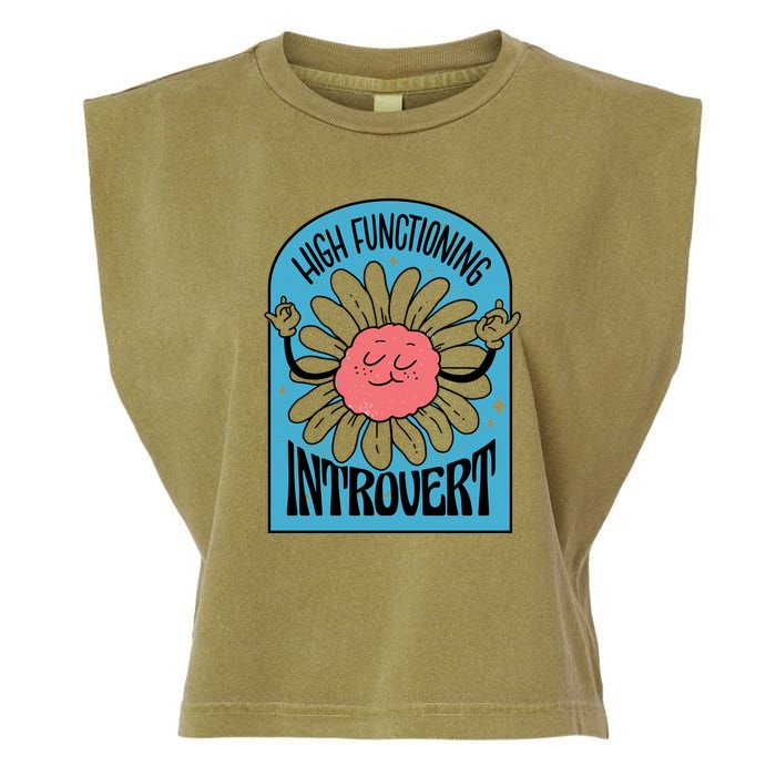 High Functioning Introvert Garment-Dyed Women's Muscle Tee