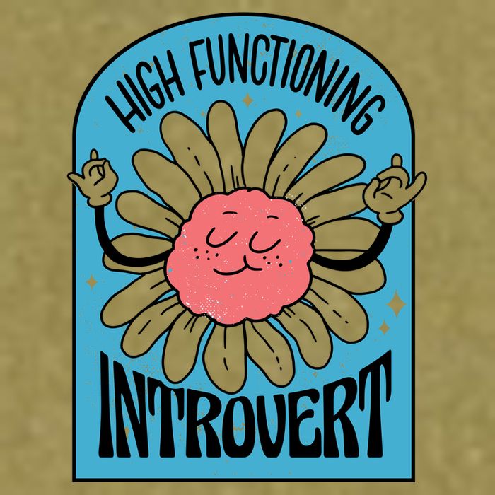 High Functioning Introvert Garment-Dyed Women's Muscle Tee