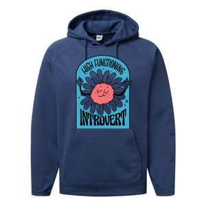 High Functioning Introvert Performance Fleece Hoodie