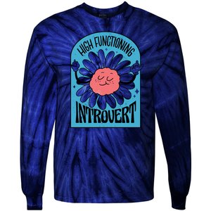 High Functioning Introvert Tie-Dye Long Sleeve Shirt