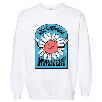 High Functioning Introvert Garment-Dyed Sweatshirt