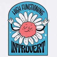 High Functioning Introvert Garment-Dyed Heavyweight T-Shirt