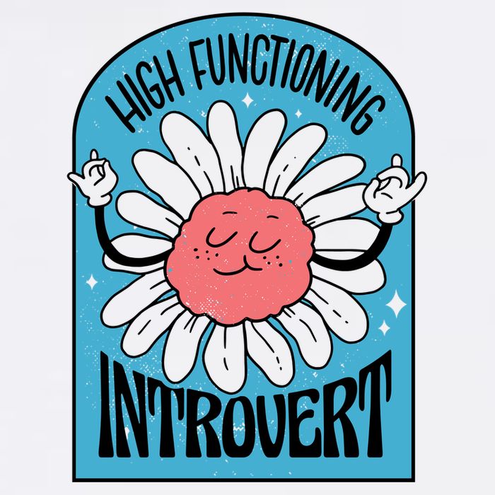 High Functioning Introvert Garment-Dyed Heavyweight T-Shirt