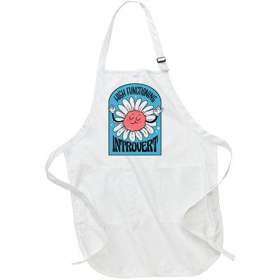 High Functioning Introvert Full-Length Apron With Pockets