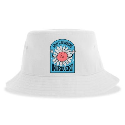 High Functioning Introvert Sustainable Bucket Hat
