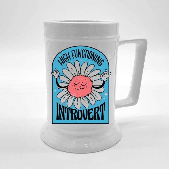 High Functioning Introvert Beer Stein