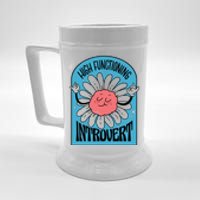 High Functioning Introvert Beer Stein