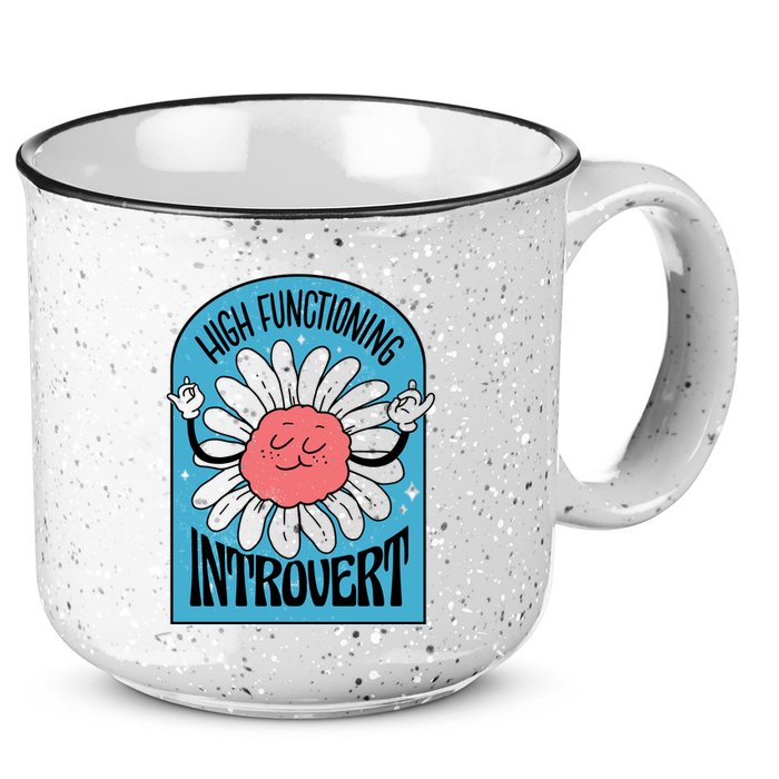 High Functioning Introvert 15oz Campfire Ceramic Mug