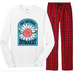 High Functioning Introvert Long Sleeve Pajama Set