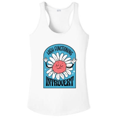 High Functioning Introvert Ladies PosiCharge Competitor Racerback Tank