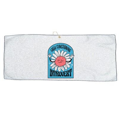 High Functioning Introvert Large Microfiber Waffle Golf Towel