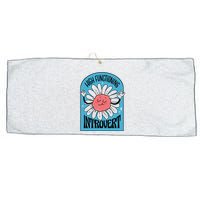 High Functioning Introvert Large Microfiber Waffle Golf Towel