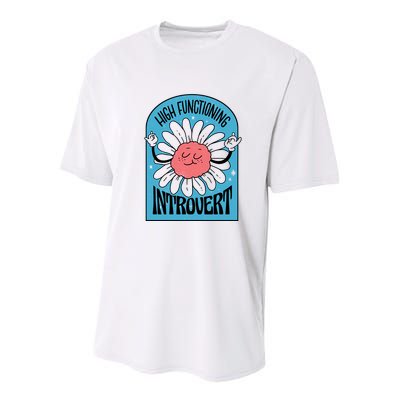 High Functioning Introvert Youth Performance Sprint T-Shirt