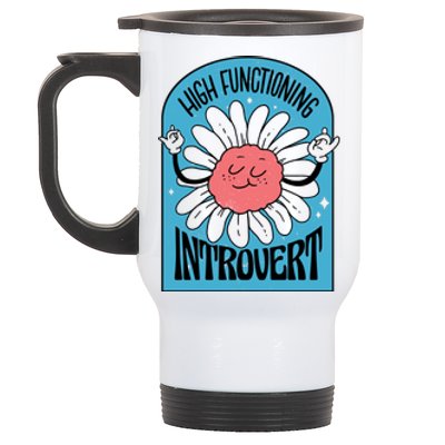 High Functioning Introvert Stainless Steel Travel Mug