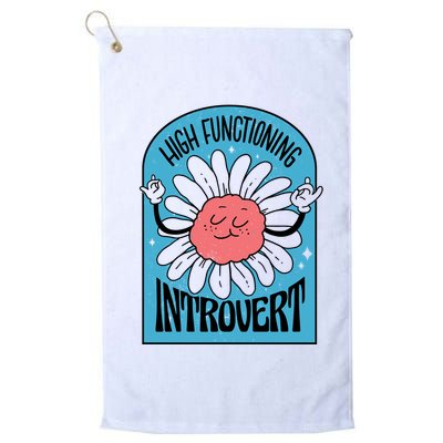 High Functioning Introvert Golf Towel