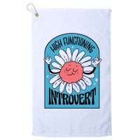 High Functioning Introvert Golf Towel