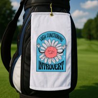 High Functioning Introvert Golf Towel