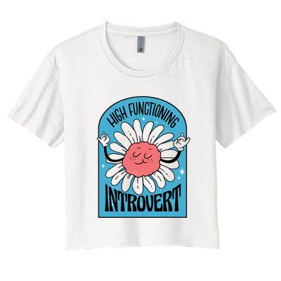 High Functioning Introvert Crop Top