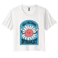 High Functioning Introvert Crop Top