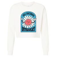 High Functioning Introvert Cropped Pullover Crew