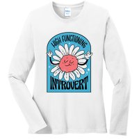 High Functioning Introvert Ladies Long Sleeve Shirt