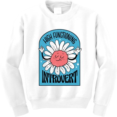 High Functioning Introvert Kids Sweatshirt